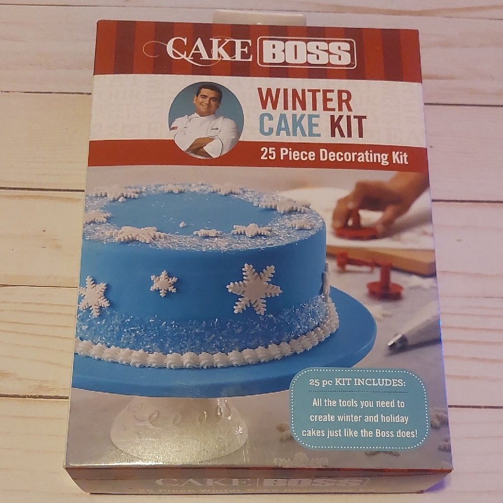 Cake Boss Winter Cake Kit - Blue